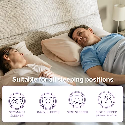 Image of NapQueen 12 Inch Full Size Mattress, Bamboo Charcoal Memory Foam Mattress, Bed in a Box, White