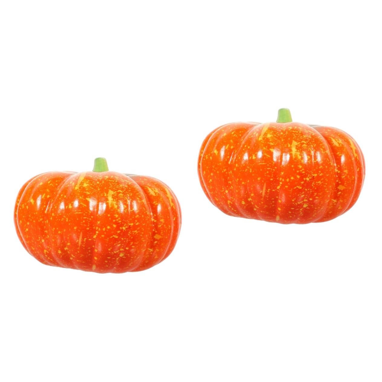 Cabilock 2 Pz Ornamenti di zucca di simulazione di zucche di schiuma zucche artificiali di Halloween decorazioni zucche halloween oggettistica halloween schiume puntelli di zucche