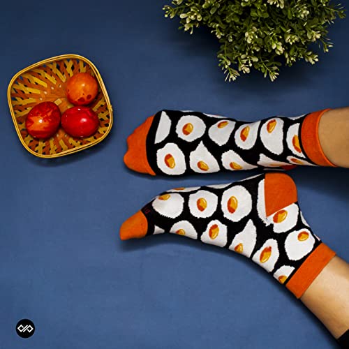 Image of DYNAMOCKS Men's and Women's Combed Cotton Ankle Length Socks (Pack of 6) (Multicolour, Free Size)