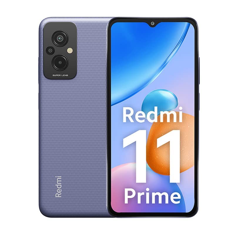 Image of (Refurbished) Redmi 11 Prime (Peppy Purple, 4GB RAM 64GB ROM) | Prime Design | High Performance Helio G9