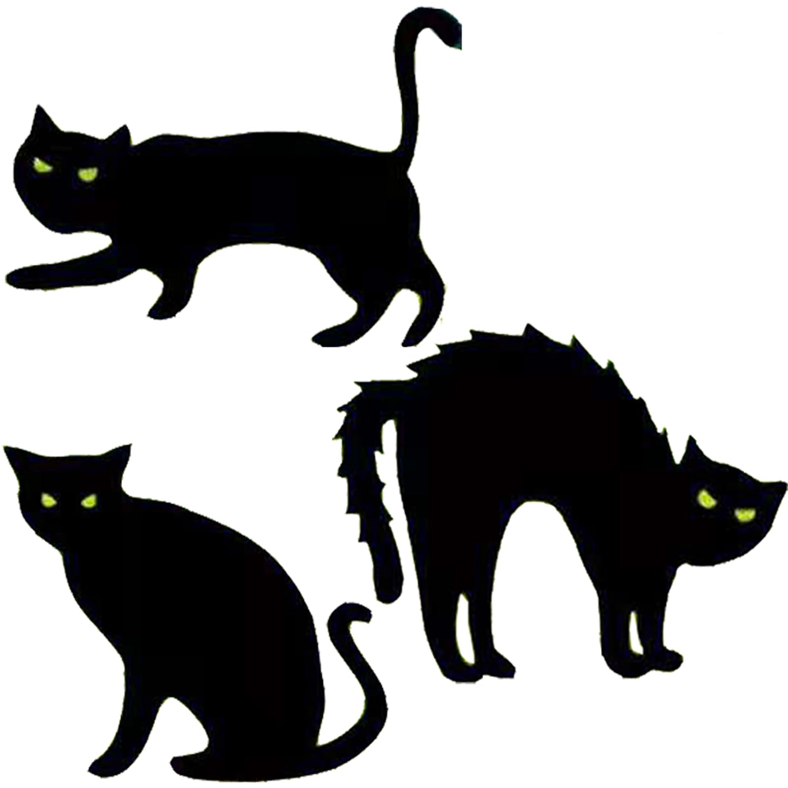 黒猫 ハロウィン デコレーション アウトドア ハロウィン 黒猫 庭 サイン Amazon.co.jp: TEERFU ハロウィン 黒猫デコレーション アウトドア 6