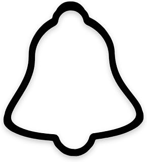 Bell Cookie Cutter with Easy to Push Design (4.5 inches)