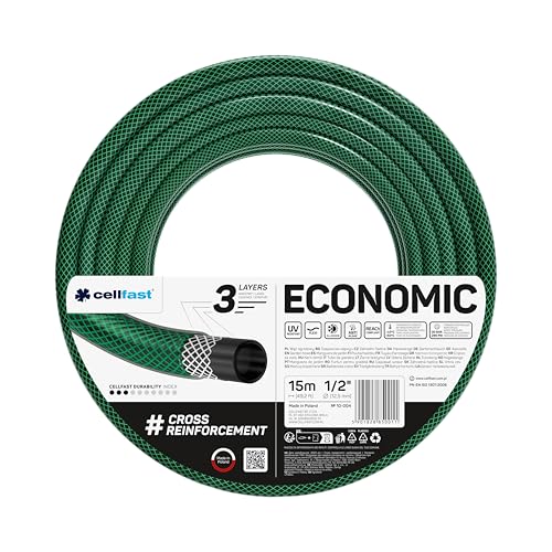 Economic Gartenschlauch 15 m 1/2 Zoll Wasserschlauch Schlauch Bew�sserung