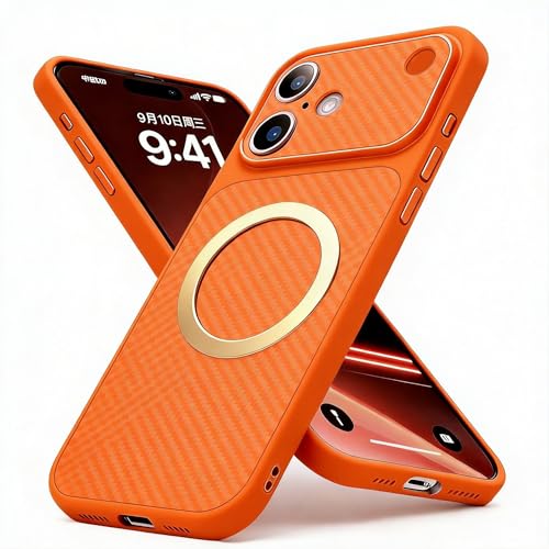 Évitez les écrans brisés : coque iPhone 17 orange norme militaire