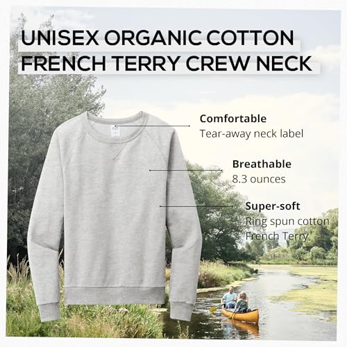 Allmade Unisex Organic French Terry Crewneck Sweatshirt3