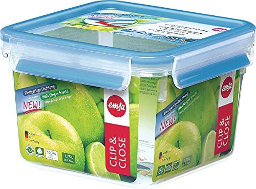 EMSA 508537 Clip & Close Scatole di Conservazione DS. PC 3D. 1,75 cm