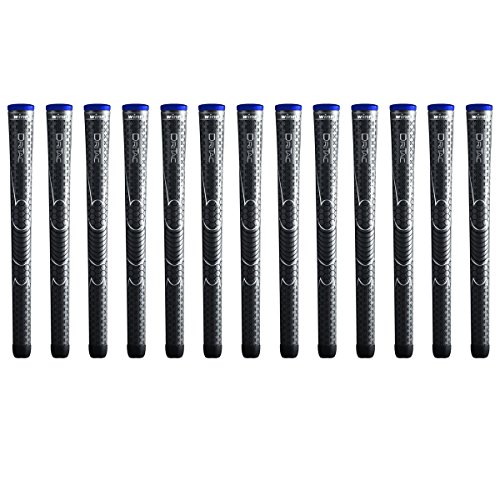 Winn Dri-Tac Midsize (+1/16 Inch) Dark Gray 13 Piece Golf Grip Bundle (