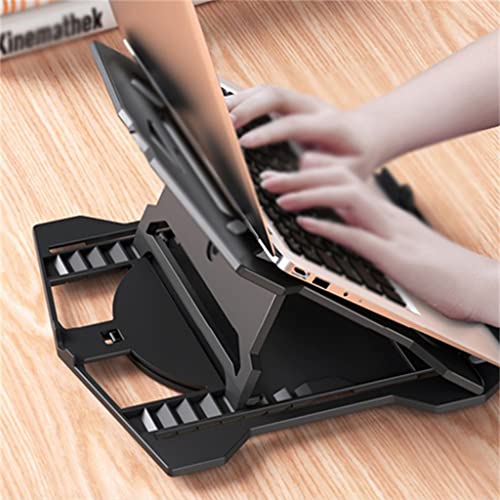 Base refrigerante portátil para laptop con seis ventiladores miniatura 6