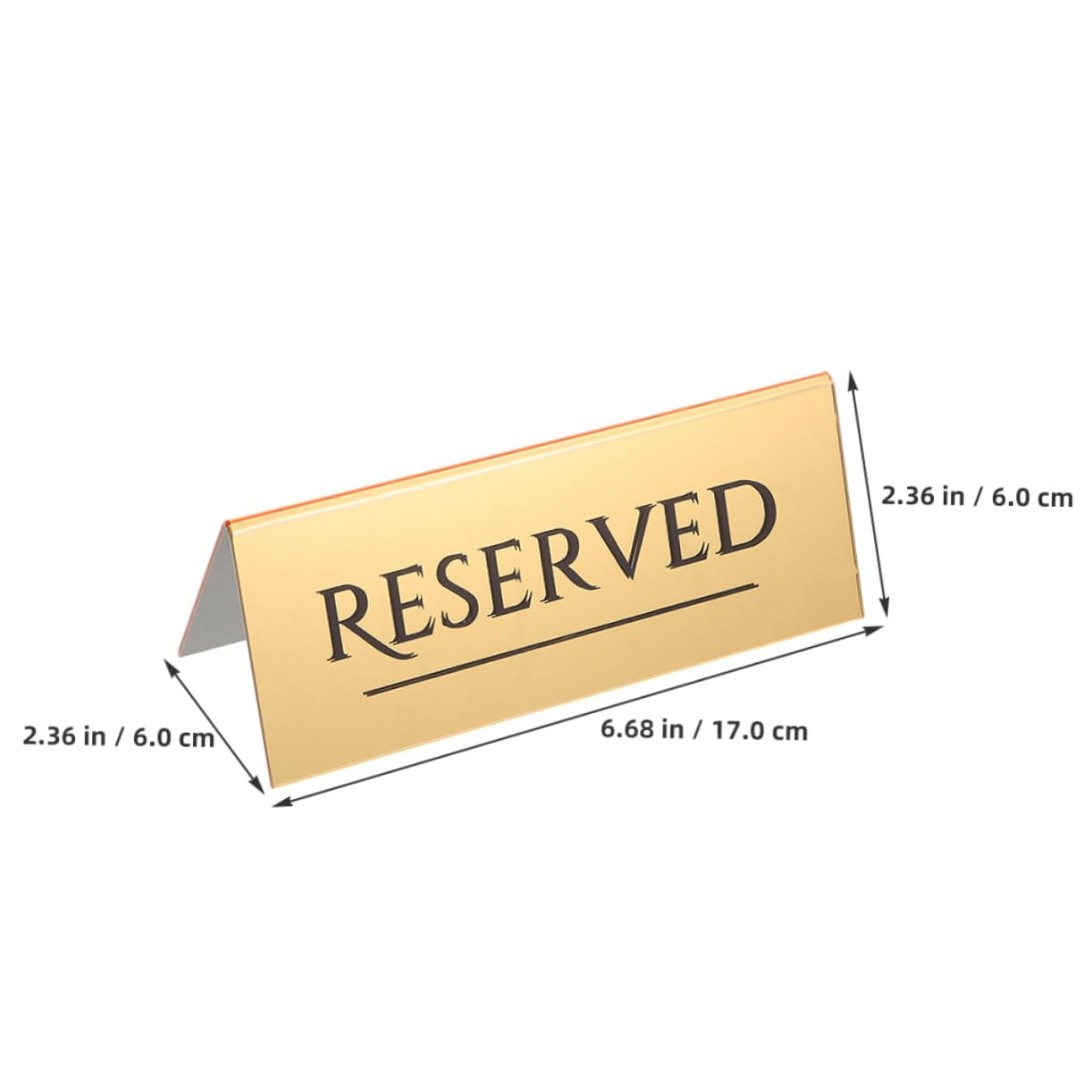 Levemolo Reserved Table Signs with Detailing Elegant Tent Cards for Weddings Parties and Restaurants Multipurpose Guest Reservation Markers for Stylish Seating