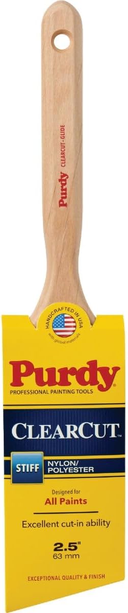 Purdy Clearcut Glide 2-1/2 in. W Angle Nylon Polyester Trim Paint Brush