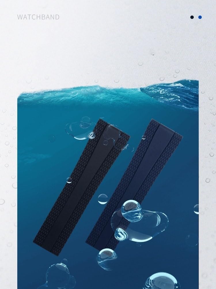 Kautschuk-Uhrenarmband für Breitling Superocean Avenger