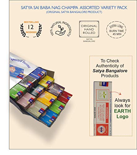 image for Nag Champa Incense Sticks Variety- Pack (12 Incents, 140+ Sticks) | 10