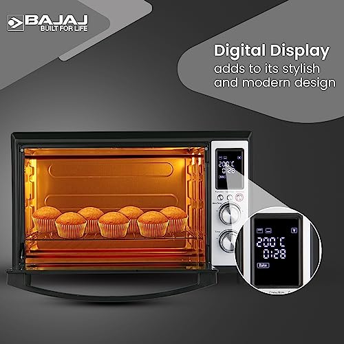 Bajaj 36L Hybrid Oven Toaster Griller (Otg)Digital Display12 PreSet