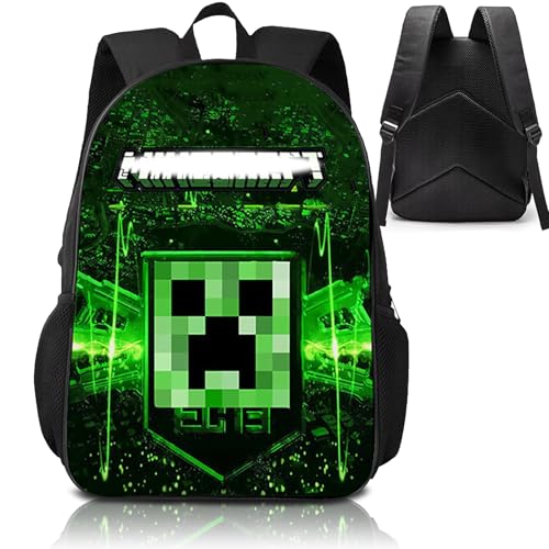 Spiele Kinderrucksäcke,Wasserdichte Modeaccessoire Rucksack,3D-Design Schulrucksack,Schulrucksack Jungen Mädchen Teenager,Leichter Kleinkindrucksack für Jungen und Mädchen, Unisex 3-8 Jahre