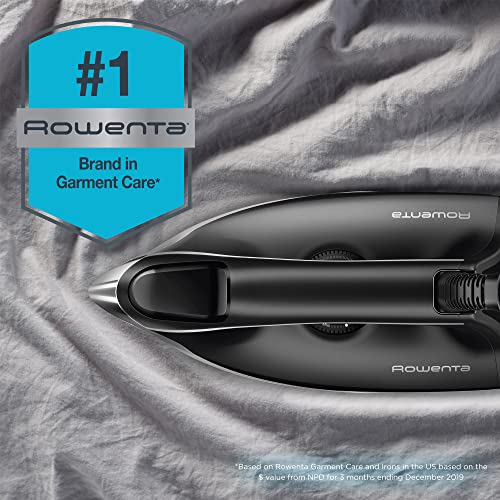 Rowenta Compact Steam Station, Faster Ironing Sessions, Up To 350 G/Min Steam Output, Lightweight, Compact Design, Xl Removable Water Tank,1500-Watts, Vr8324, Black #TOP1