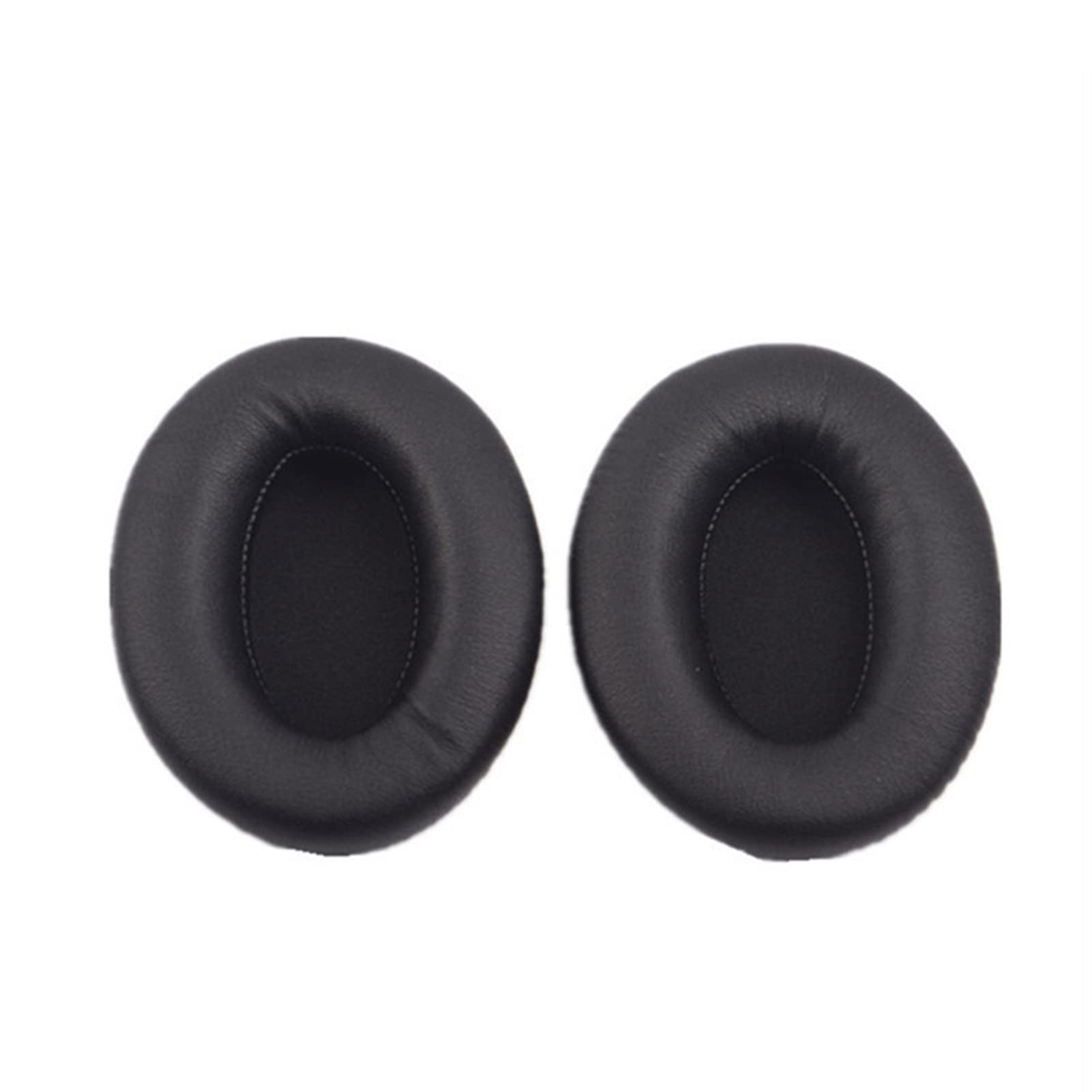 Almohadillas Ovaladas De Repuesto Para Auriculares - De Piel De Esponja, Suaves Y Cómodas, Tamaño 65x85 Mm