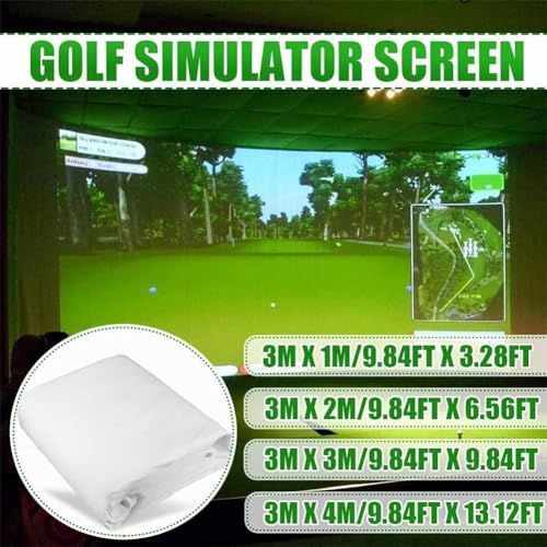 Écran de golf extra-résistant pour entraînement de golf en extérieur et simulateur de balle