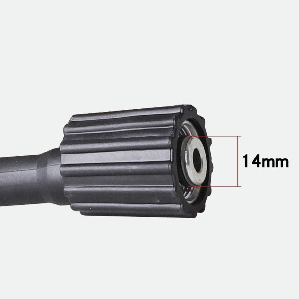 Wąż wysokociśnieniowy M22 14 mm zestaw z dyszą wachlarzową i przełącznikiem