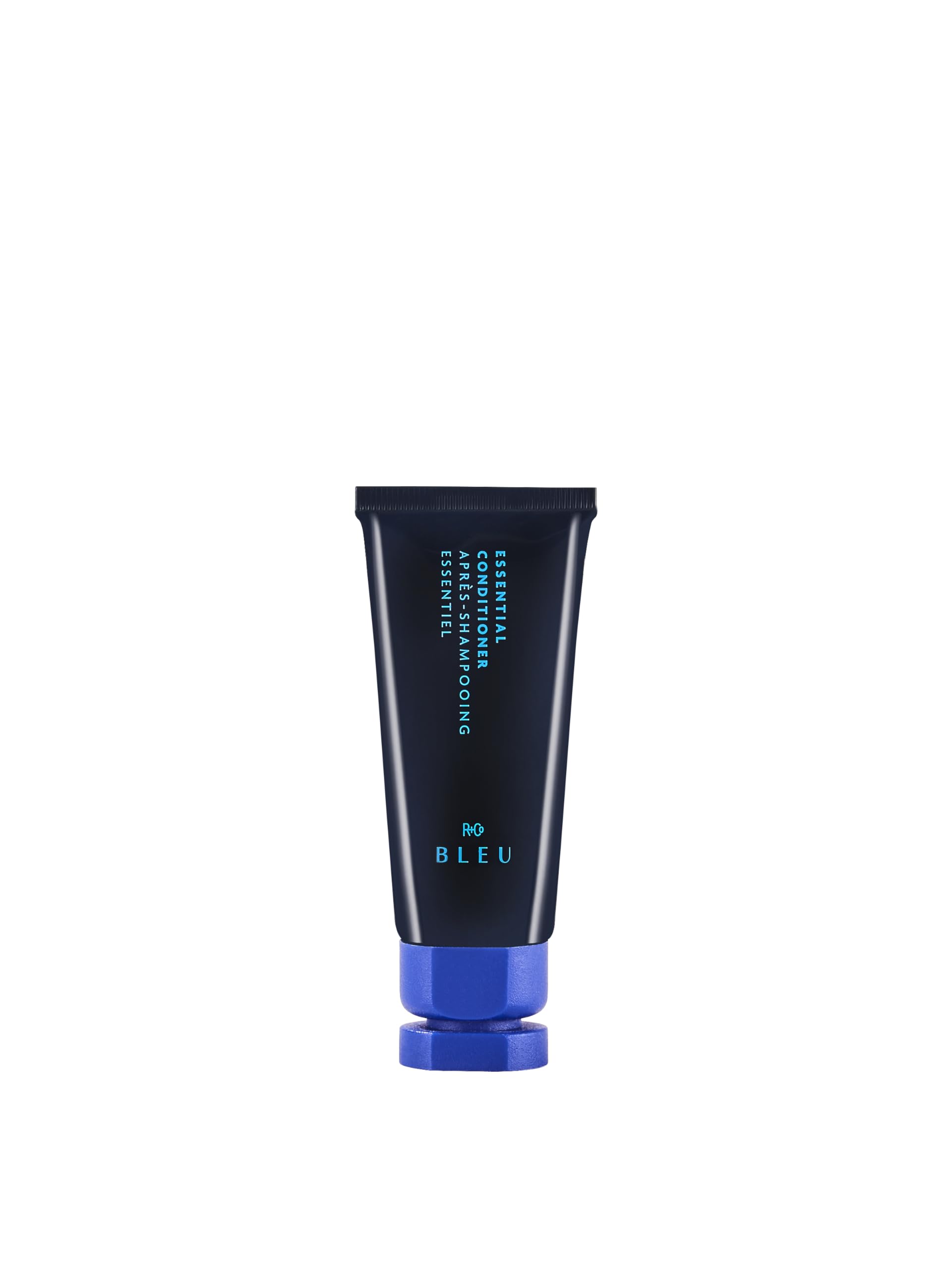 R+Co BLEU Essential Conditioner Mini | Hydrates + Smoothes + Nourishes Hair | Vegan, Sustainable + Cruelty-Free | 1 Oz