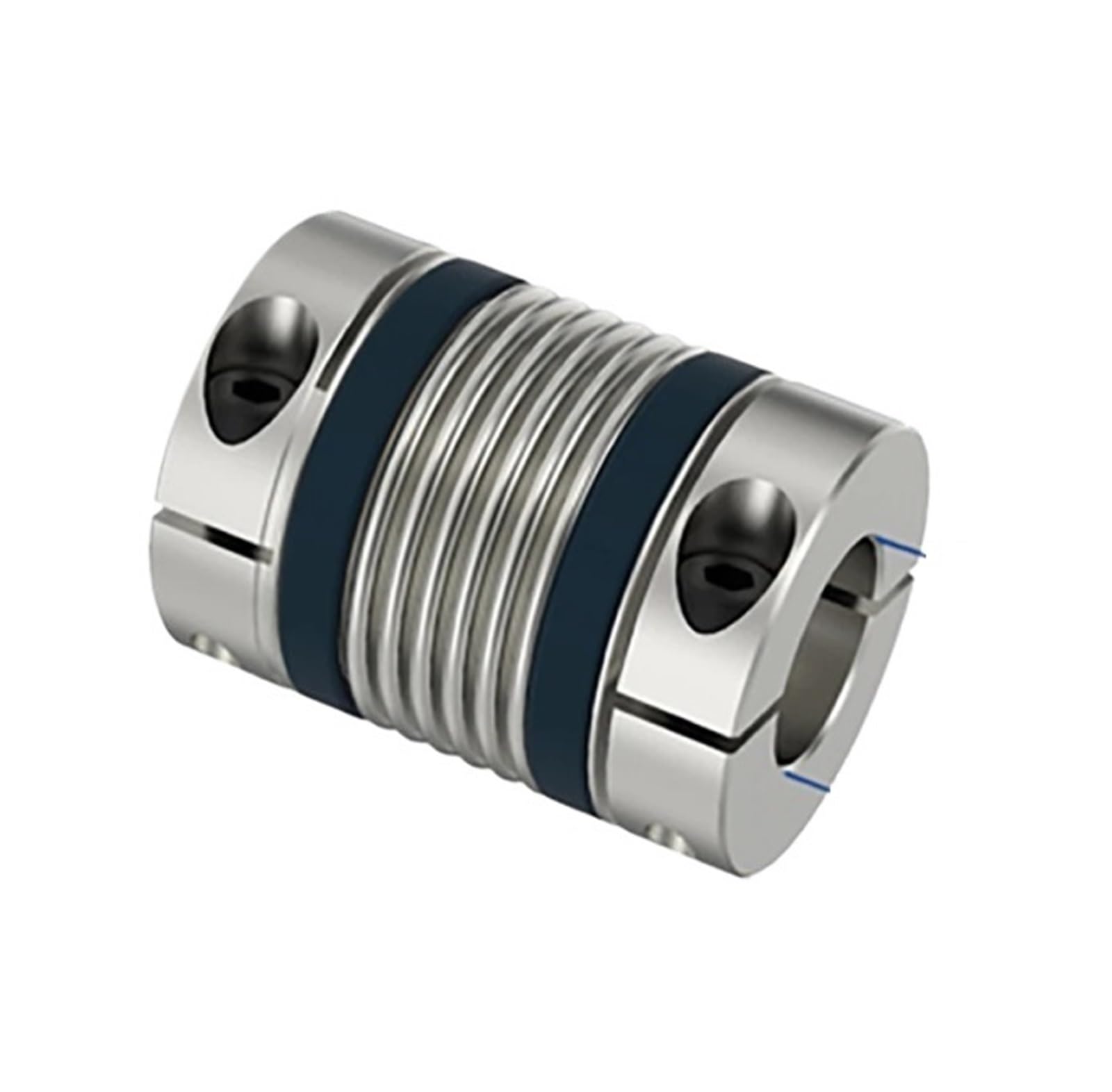 Giunto a soffietto Accoppiamento albero D55 L57/72 Soffietto Accoppiatore motore flessibile Alluminio CNC Alta elasticità Giunto universale Stampante 3D Cardanico(LB-D-D55L57 10X10)