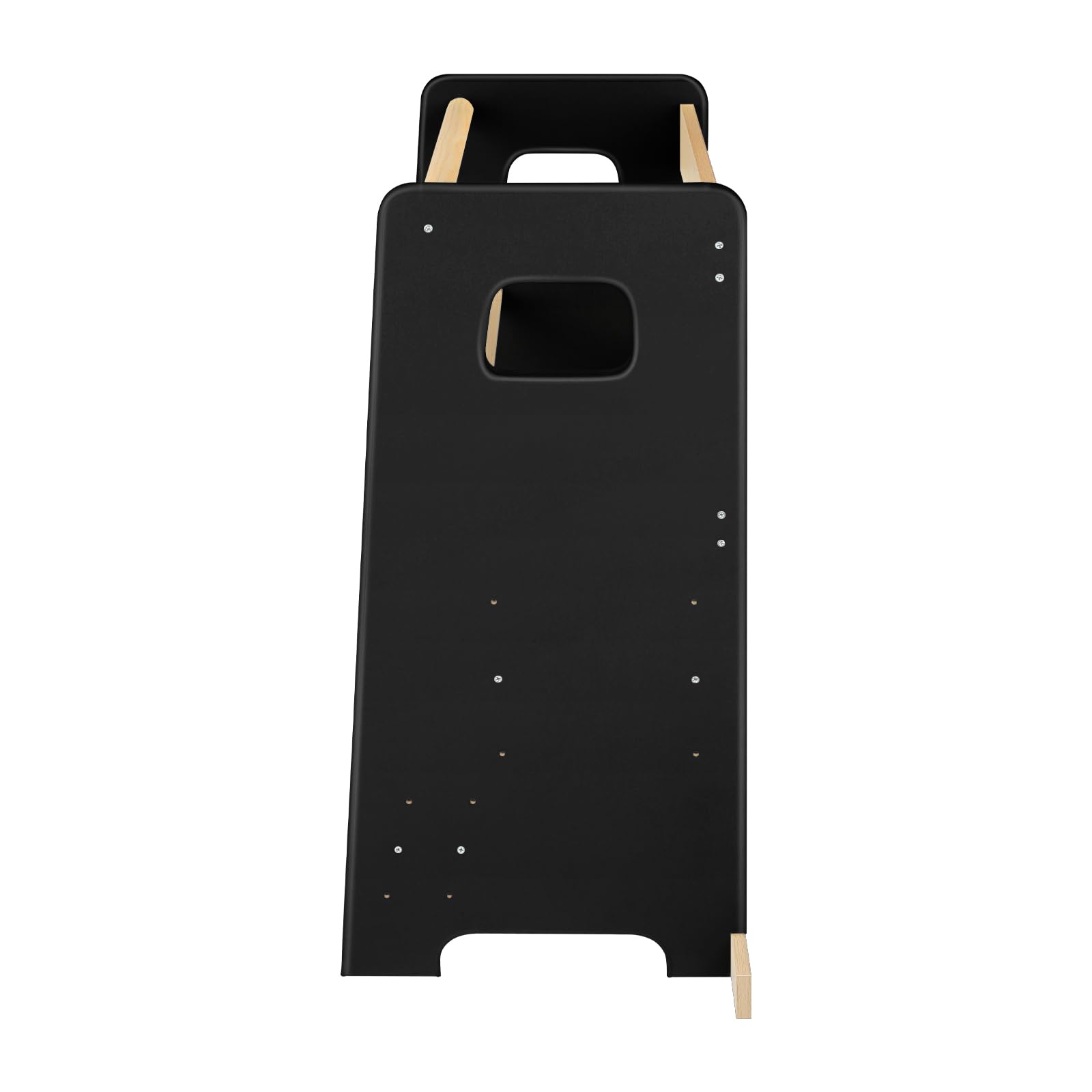 Torre de aprendizaje transformable, plegable, torre de observación para niños Montessori Learning – Tour Montessori – Les Tout-petite a partir de 1 año encimera de cocina, 90 x 42 x 40 cm-negro