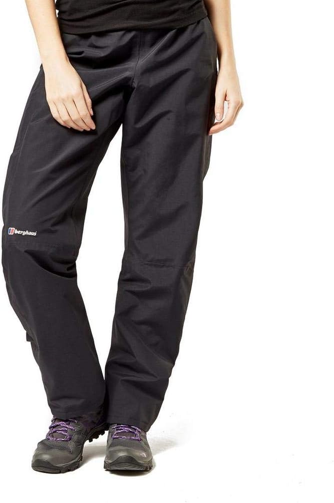 Berghaus Women's Black Hillwalker Gore-Tex Overtrousers: : Regular Leg: Size 10