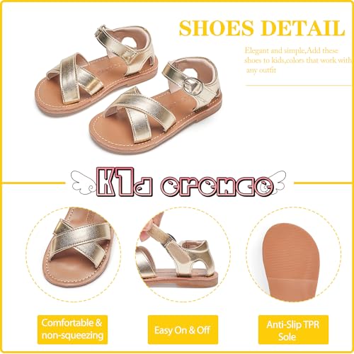 Image of Kiderence Toddler Girls Sandals Little Girls Kids Summer Shoes Toddler Sandals