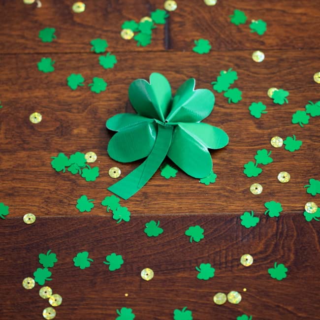 Vista 6 de Duck Tape - 1304968 cinta adhesiva de color verde, 1.88 pulgadas x 20 yardas cada rollo, 3 rollos