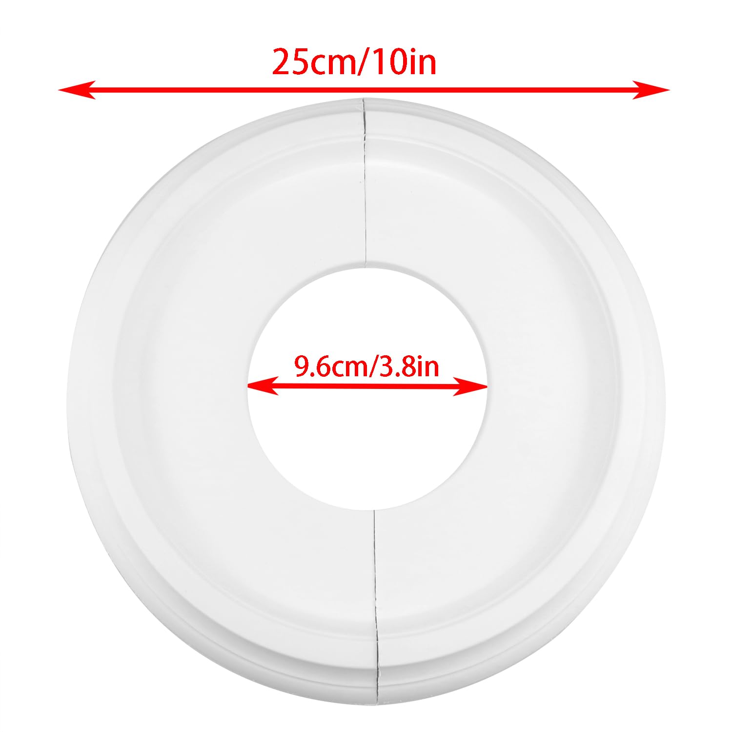 10 Inch Split Ceiling Medallion Trim Ring for Lights and Fans — Amazon image 2