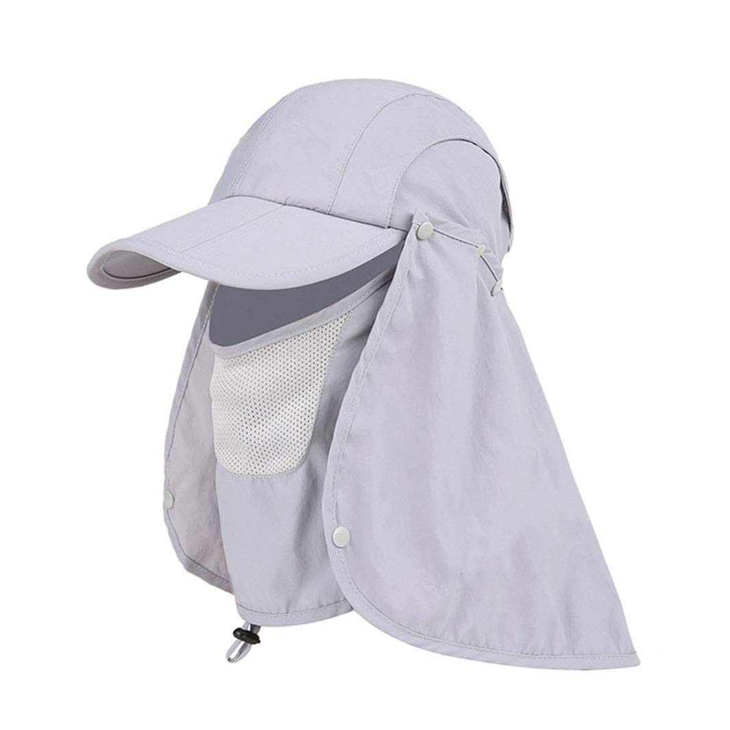 Women Packable Sun hat 360° uv Protection hat Visor Wide Brim Neck Flap Beach