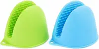 Kit com 4 Luvas de Silicone para Cozinha – Proteção Térmica, Resistentes ao Calor, Antiderrapantes, Cor