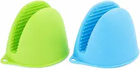 Kit com 4 Luvas de Silicone para Cozinha – Proteção Térmica, Resistentes ao Calor, Antiderrapantes, Cor