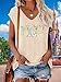 VKEGNIO Magical Tank Tops for Women Cute Graphic Printed V-Neck Tee Casual Summer Family Vacation Sleeveless Shirt Tops（X-Large,Apricot1