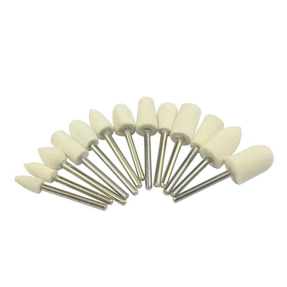 DIY Crafts Polishing Mandrel Mounted Wool Grinder elts are 1/8(3mm) Shank Combo Set Universal Fitment for Metal Wood and Plastic (Design No # 3, Pack Of 13 Pcs) GBIN (B07MHLQSM3) Amazon Price History, Amazon Price Tracker