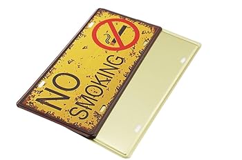 Amazon | speed mao 禁煙 サイン プレート おしゃれ