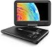 Produktbild ieGeek Tragbarer DVD-Player mit SD-Karte/USB-Anschluss, 29,2 cm (11,5 Zoll), wiederaufladbarer Akku, 24,1 cm (9,5 Zoll), Augenschutz, unterstützt AV-IN/OUT, Regionenfrei, Schwarz