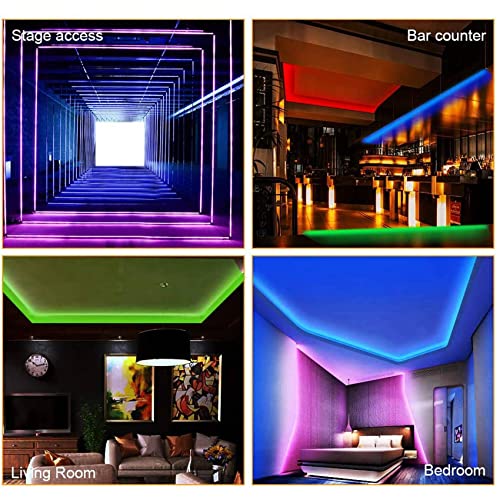 2set 20M RGB Tira LED Flexible con Control Remoto miniatura 6