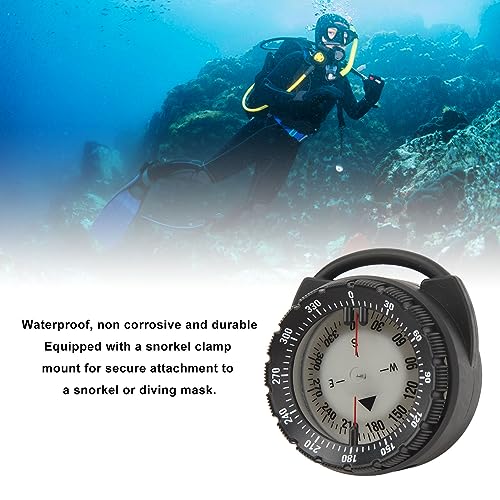 Brújula de Buceo Sumergible con Clip para Navegación miniatura 3