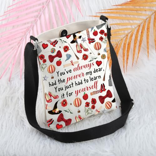 MBMSO Fantasy Musical Gifts You've Always Had the Power My Dear Crossbody Bag Movie Inspired Gifts for Fans Movie Lover Purse4