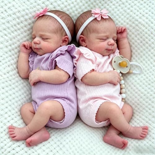 Muñeca Reborn Bebé Vinilo 18 Pulgadas Realista Posable miniatura 4