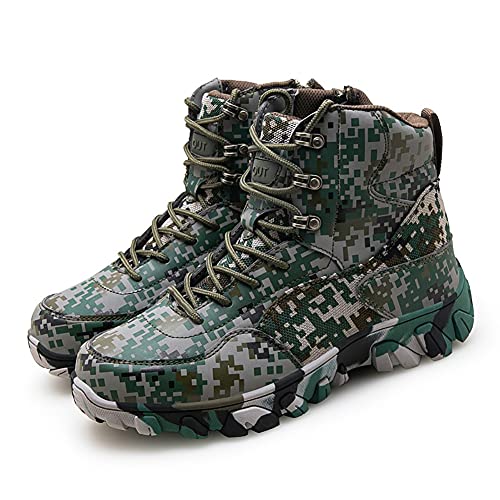 Men's Hiking Boots Outdoor Fashion Athletic Shoes Traveling Camping Training Waterproof High-Top Camouflage Boots3