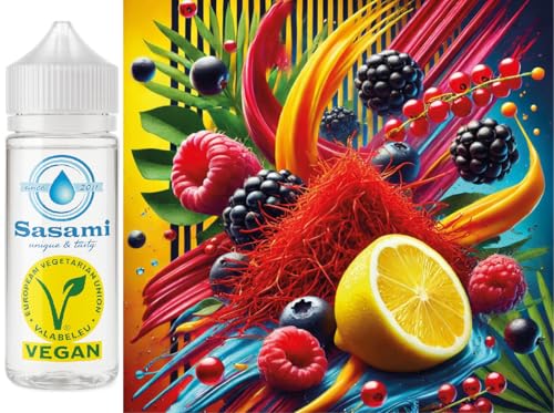 Safran, framboise, cassis arôme concentré Sasami pour vos moments de vape