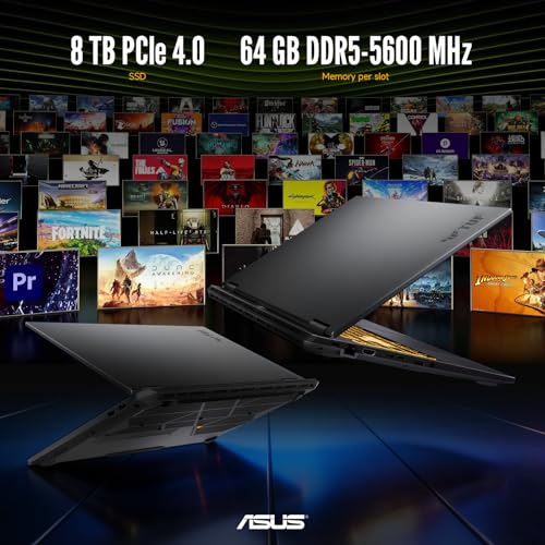 Image of ASUS TUF F16 Gaming Laptop, Intel i7 14650HX Processor (Up to 5.2 GHz), NVIDIA GeForce RTX 5070, 16 inch WUXGA 165Hz LED, 64 GB DDR5, 8 TB SSD, Wi-Fi 6E, Large Bettery, Windows 11 Pro, w /Accessories