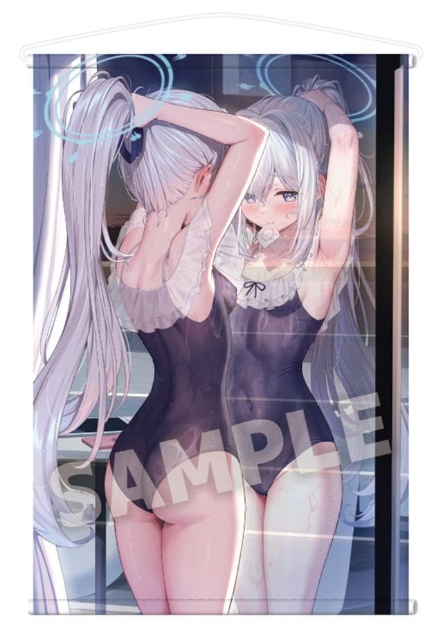 またのんき　月雪ミヤコ B2タペストリー ブルーアーカイブ Amazon.co.jp: またのんき 月雪ミヤコ B2タペストリー ブルアカ大応援
