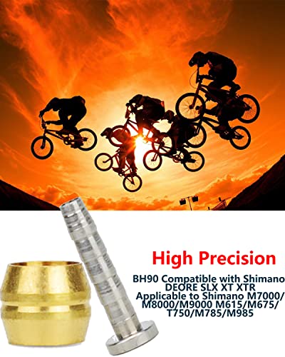 image for SUUJI 14 PCS BH90 Brake Olive and Barb - Brake brass olive and steel C