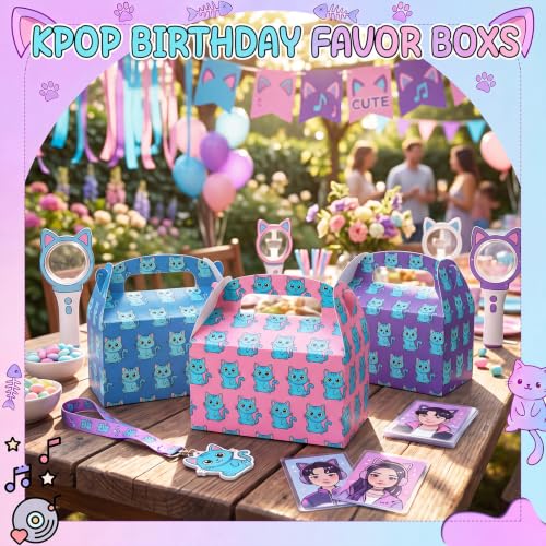 Boîtes cadeaux en papier pour goûter d'anniversaire d'enfants Sinload