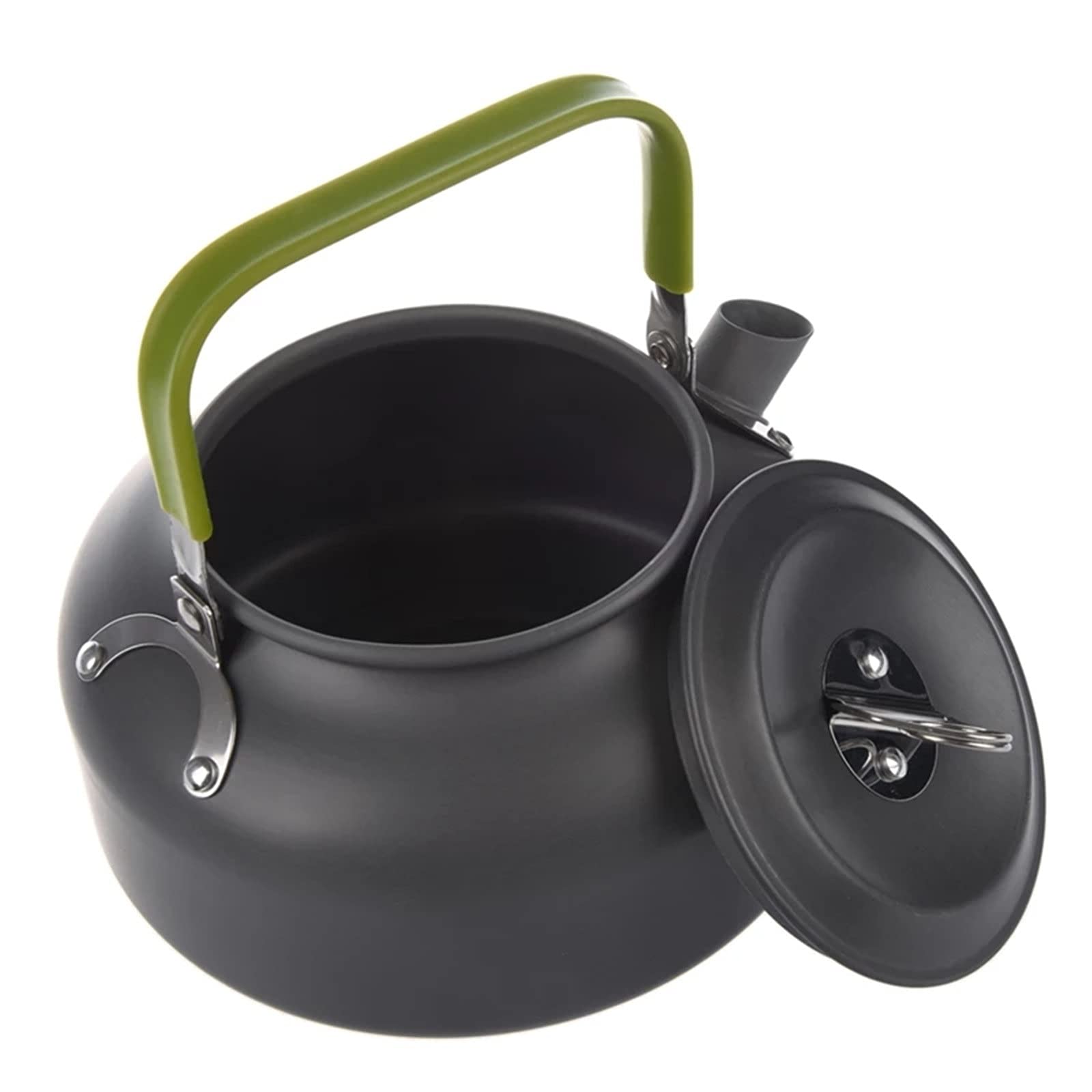 Whistling Tea e 0.8L Portátil Ultraligero Senderismo al Aire Libre Camping Supervivencia Agua e Tetera Cafetera (Color : Gray, Size : One Size)