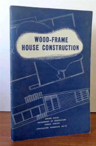 Wood Frame House Construction (Agriculture Hand... B0007HV76C Book Cover