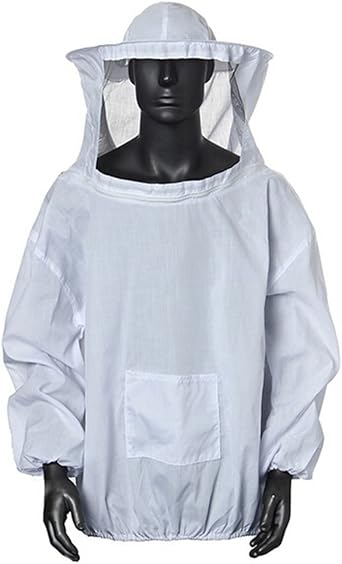 Adult Beekeeper Outfit Ventilated Hood Bee Suit for Men Sting Proof