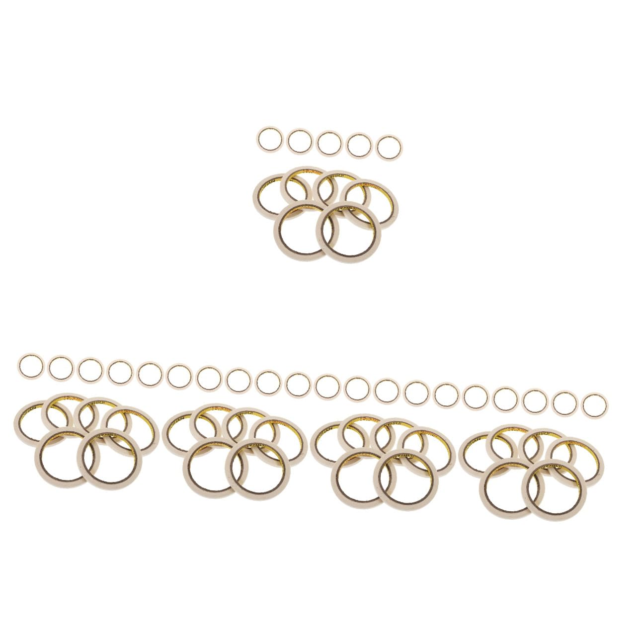 Housoutil 5 Ensembles Ruban De Masquage Papier Flexible Pour Peinture Décoration Projets Artistiques Compatible Surfaces Variées 20 Rouleaux*5